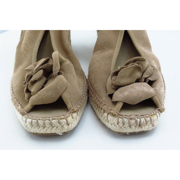 Bandolino Women Sz 6.5 M‎ Brown Wedge Leather,Suede Shoes - Picture 2 of 8